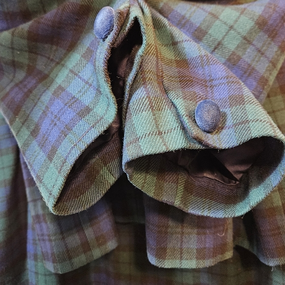 Women's 24 plus size Pendelton plaid wool skirt suit (uc) - Picture 9 of 12